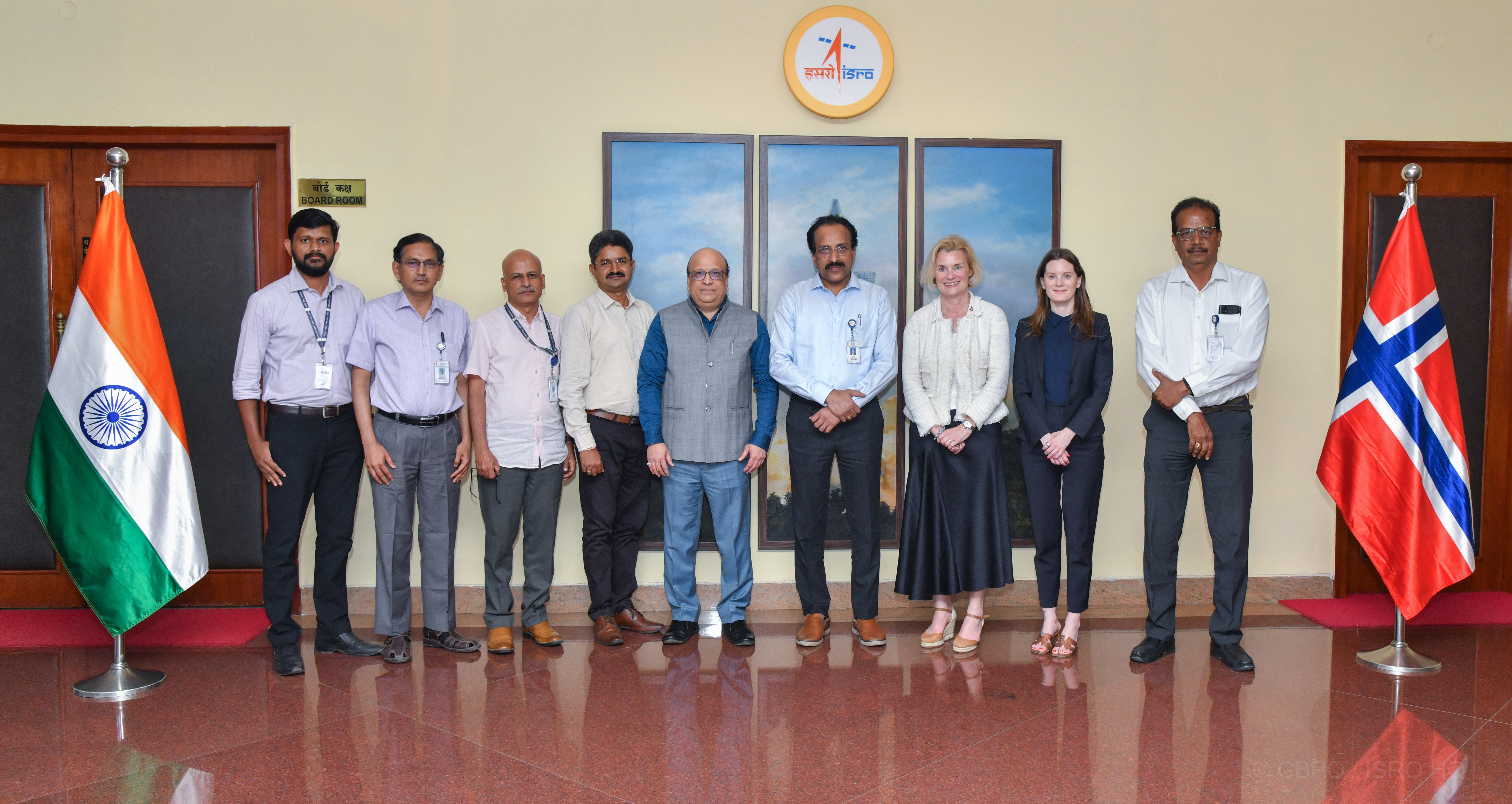 The Ambassador of Norway to India visited ISRO HQ