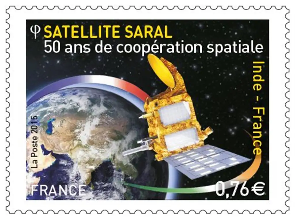 French Stamp – SARAL