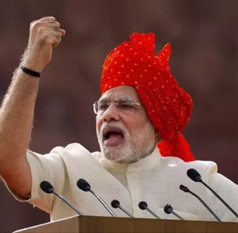 Hon Prime Minister announcing Gaganyaan Program on 15 Aug 2018 from the ramparts of Red Fort