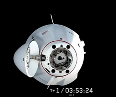Dragon approaching ISS
