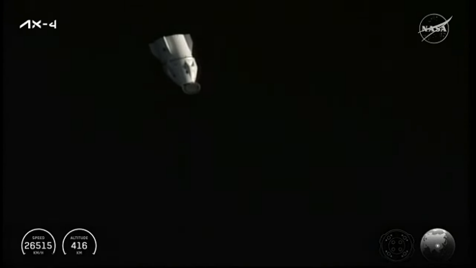 Axiom-4 Mission: Successful Undocking of Crew Dragon Spacecraft with Gaganyatri from ISS