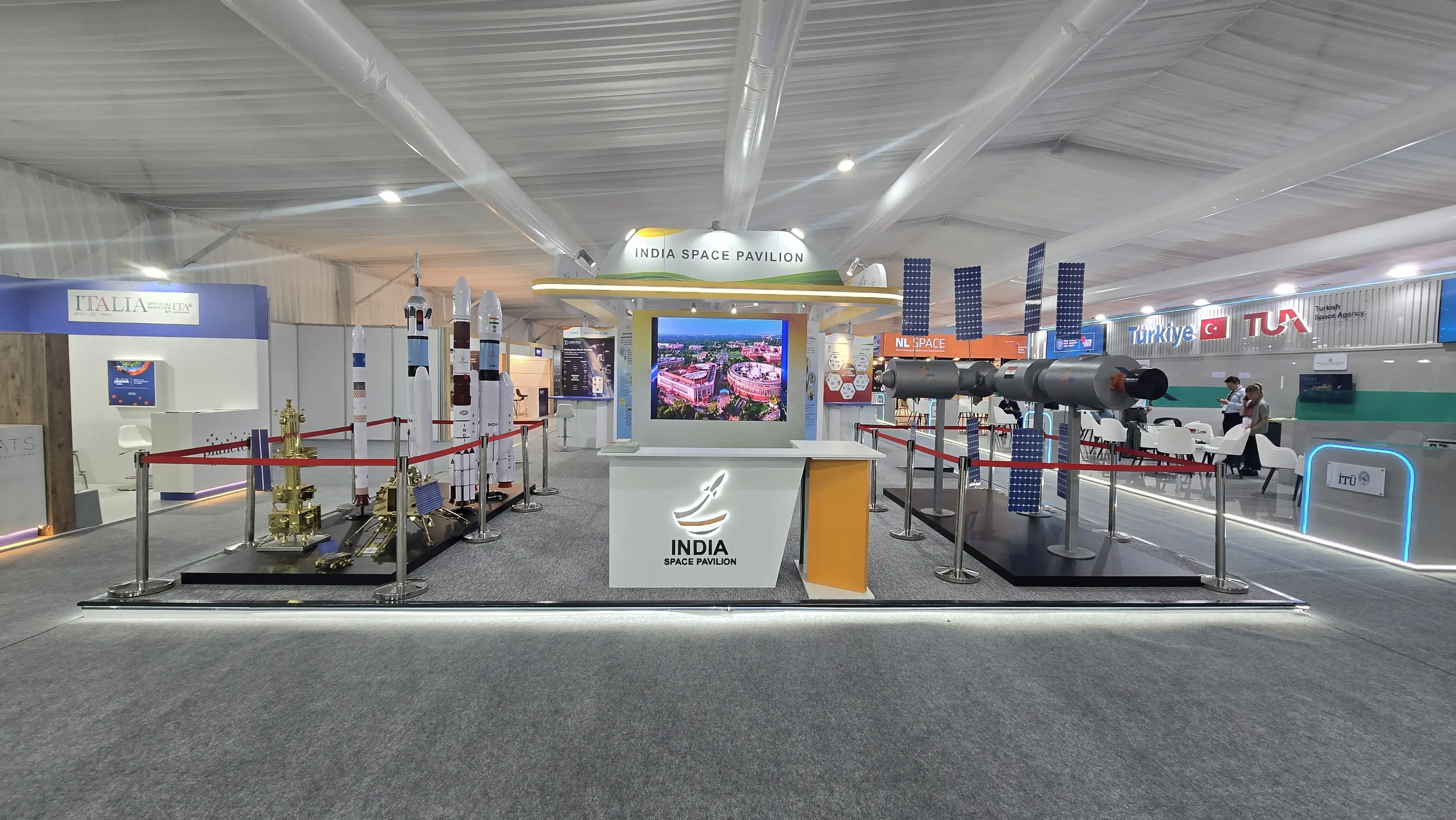 India pavilion at the IAC 2026 Exhibition
