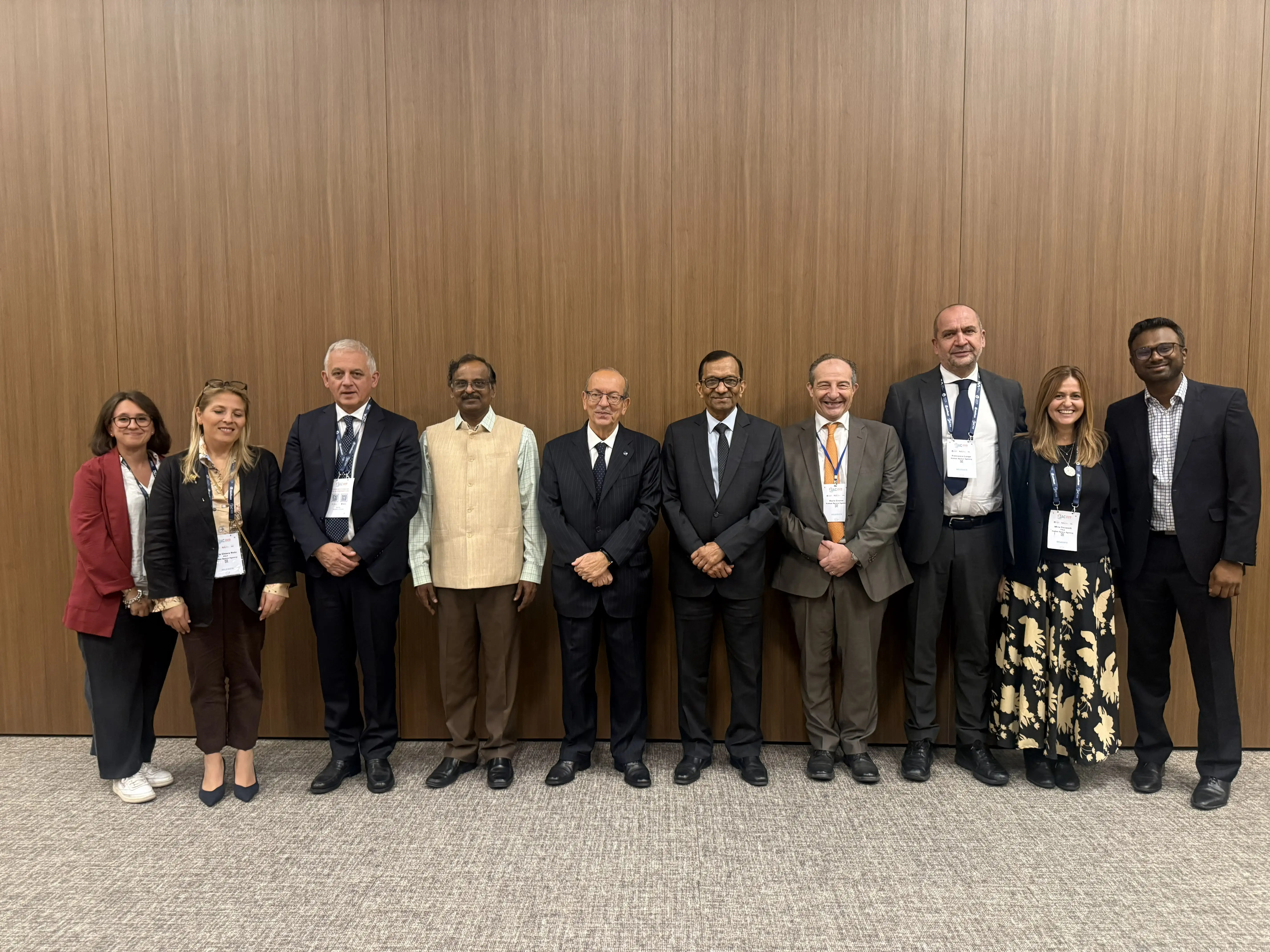 Meeting with Special Commissioner, Italian Space Agency