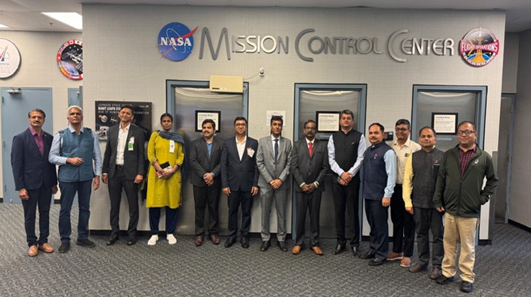 ISRO delegation with Secretary, Dept. of Space, Dr V. Narayanan at Johnson Space Centre, Houston ISRO delegation with Secretary, Dept. of Space, Dr V. Narayanan at Johnson Space Centre, Houston
