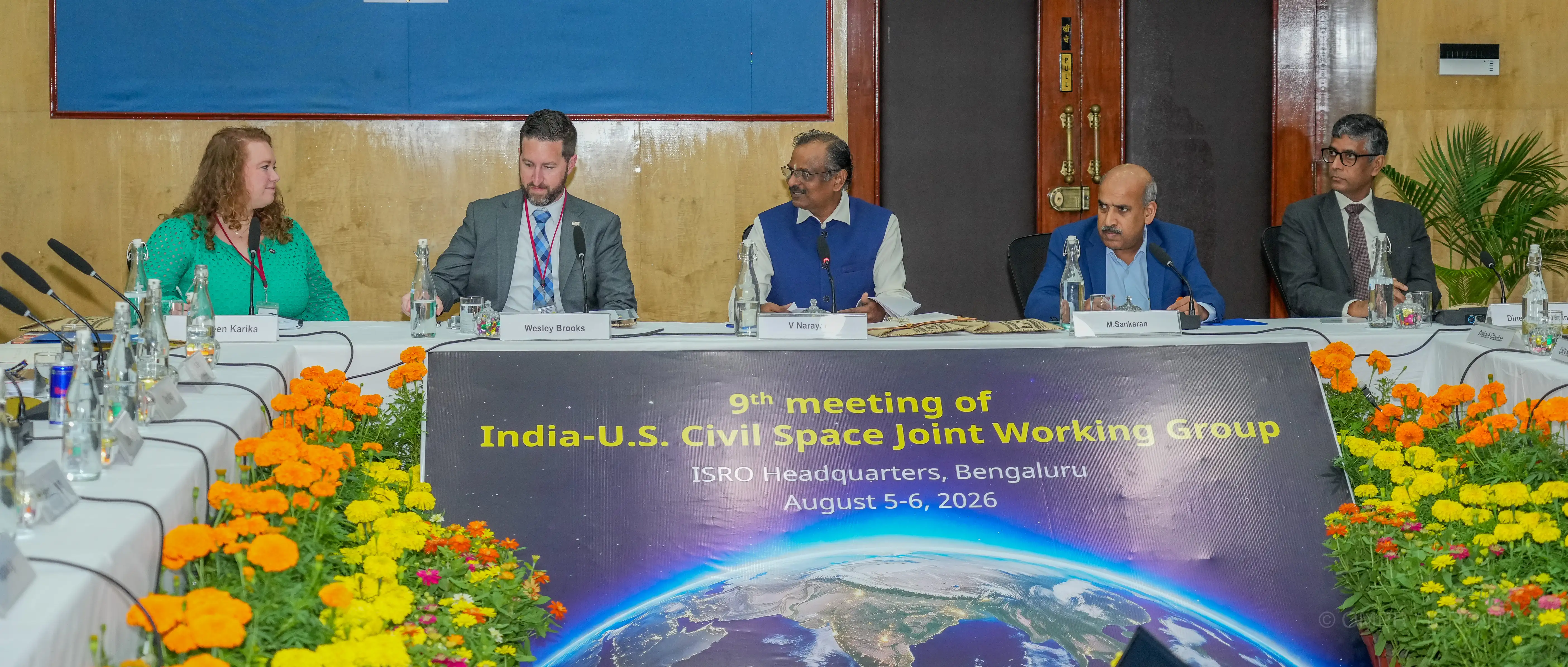 India – U.S. Civil Space Joint Working Group meeting at ISRO Headquarters, Bengaluru