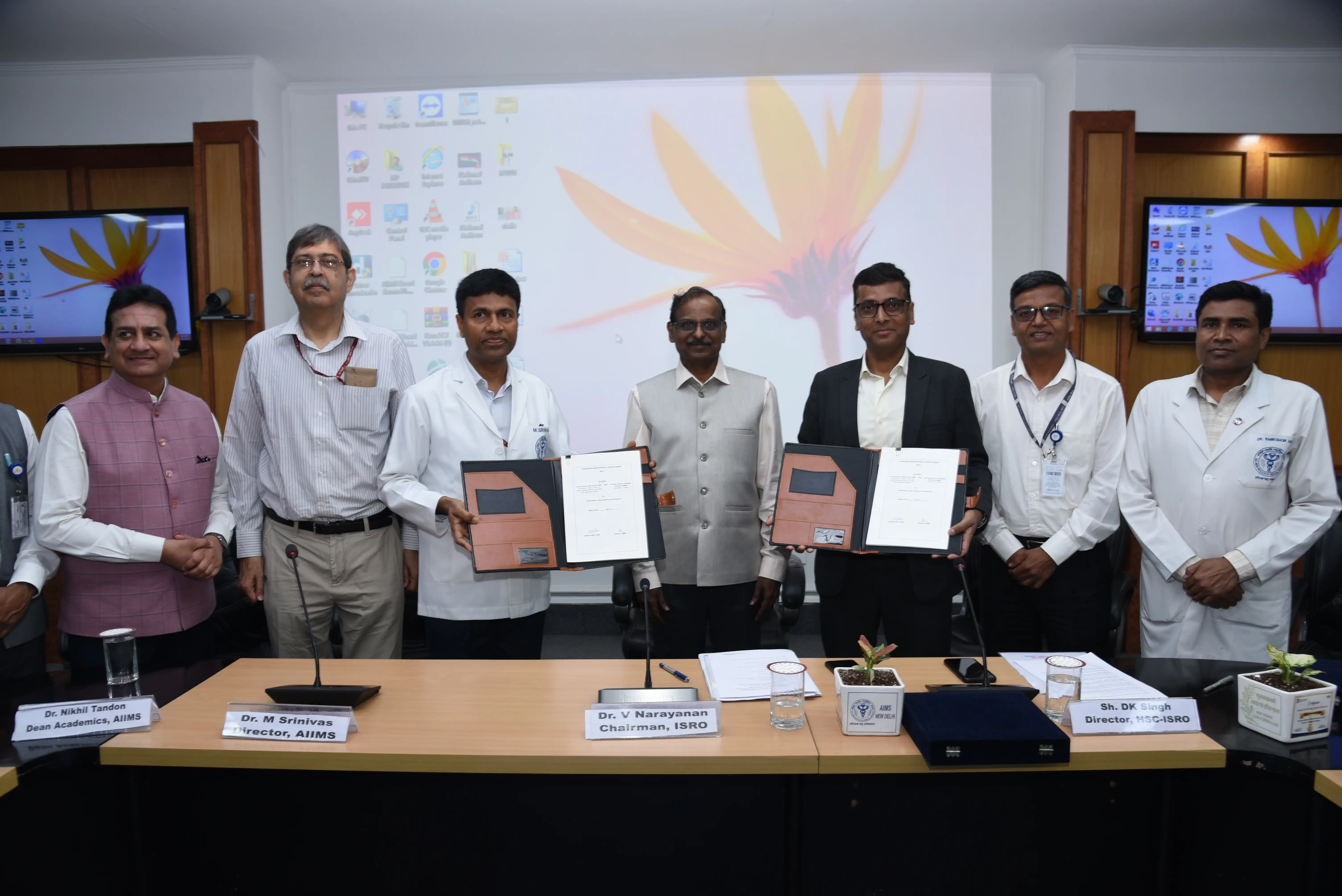 ISRO and  AIIMS New Delhi signs Framework Memorandum of Understanding for Cooperation in Space Medicine and Research