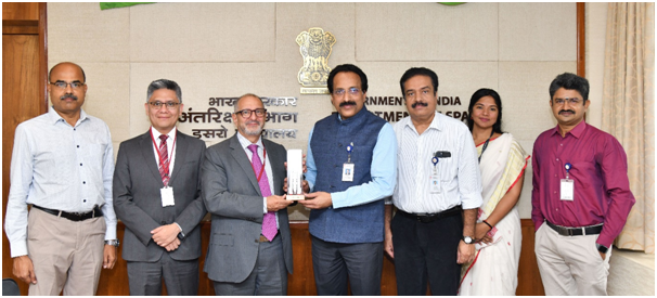 Swedish State Secretary for Foreign Trade, met Chairman, ISRO/ Secretary DOS
