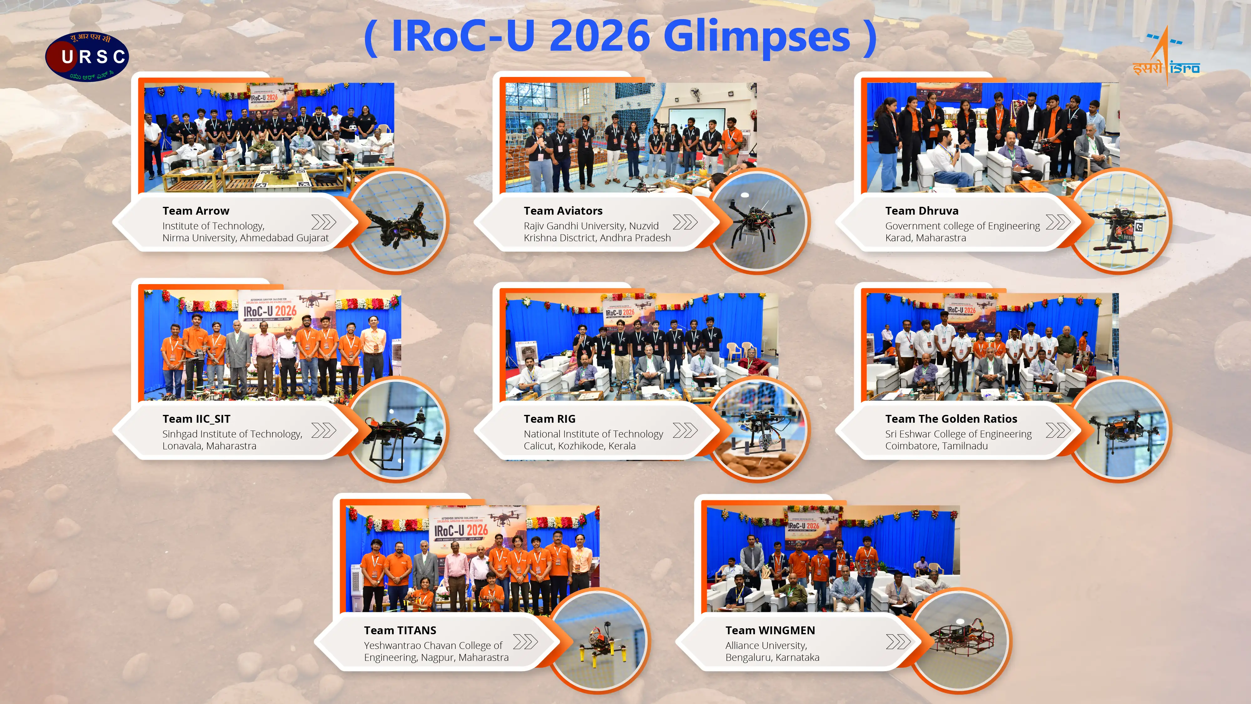 ISRO Robotics Challenge – URSC (IRoC-U) 2026 