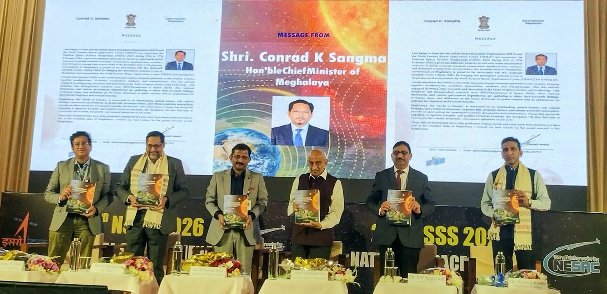  Release of the NSSS-2026 abstract book by Shri A S Kiran Kumar