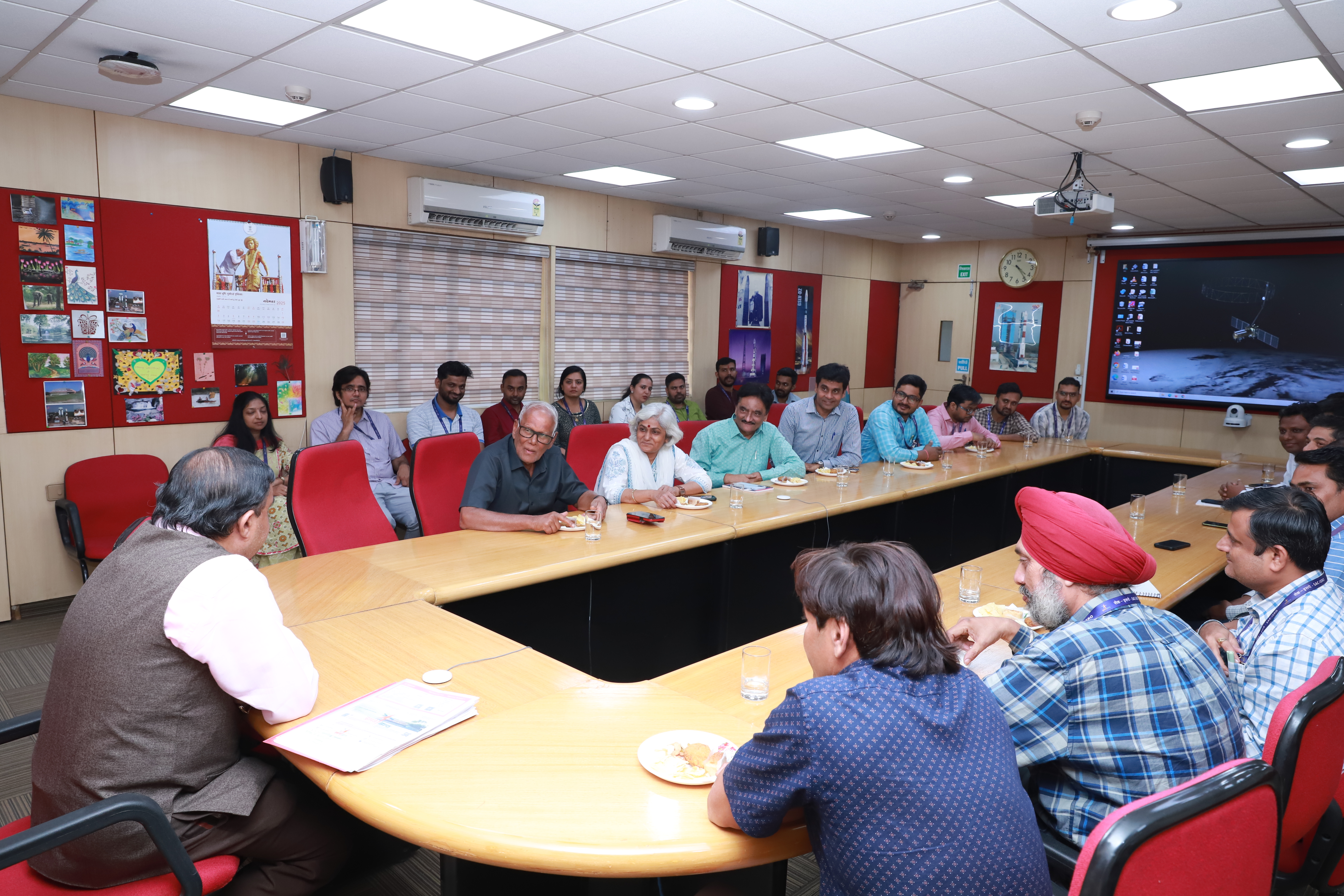 Interaction with Director, SAC