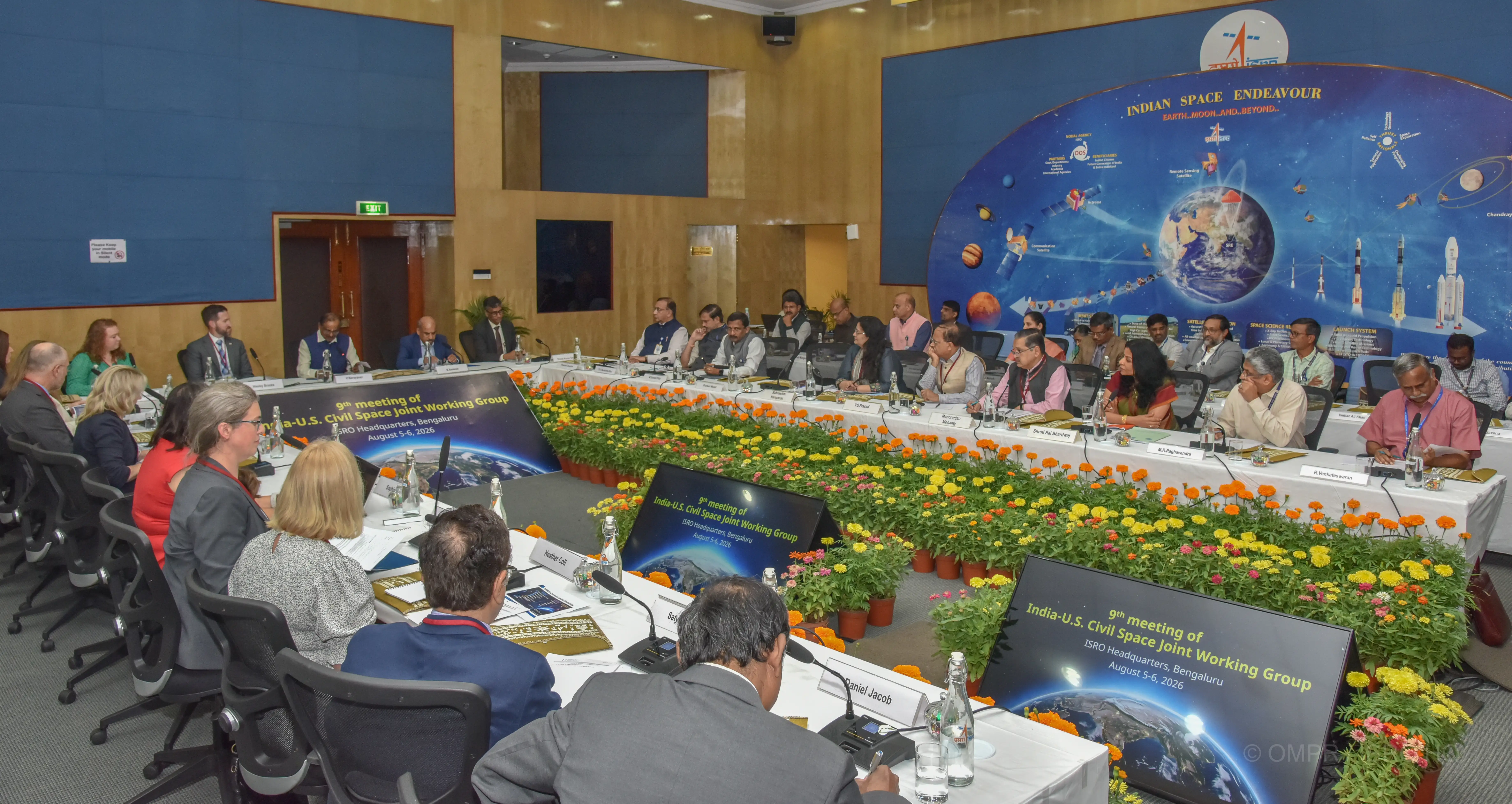 India – U.S. Civil Space Joint Working Group meeting at ISRO Headquarters, Bengaluru