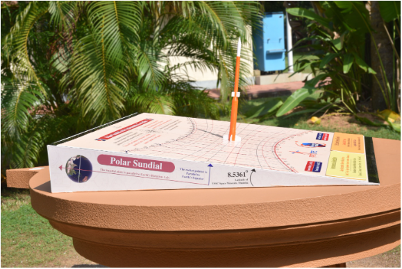 Figure 4: Polar Configuration of the Sundial installed at VSSC Space Museum