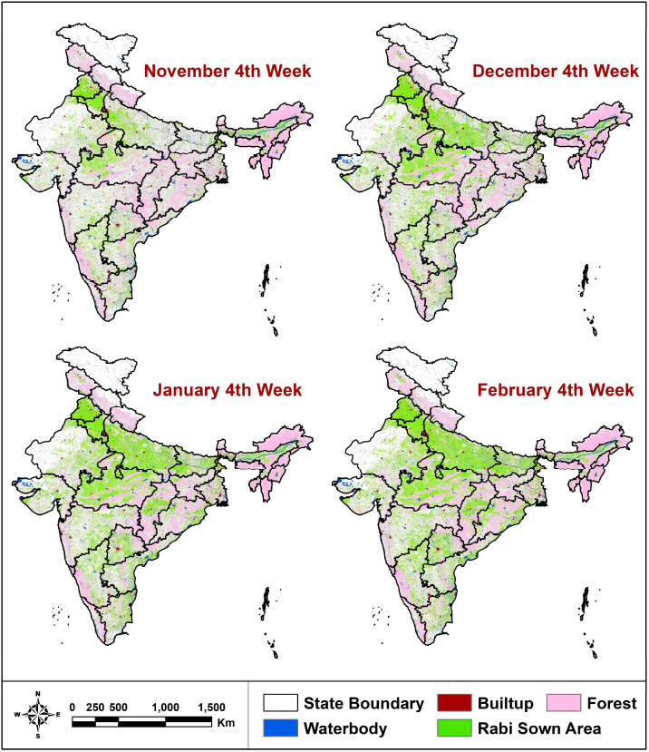 Wheat Crop Area and Production Estimation in India: A Pilot on Framework Development