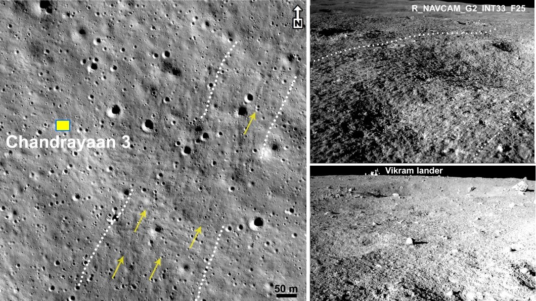 DISCOVERY OF A BURIED CRATER ON THE MOON! CHANDRAYAAN-3 VIKRAM LANDER AND PRAGYAN ROVER LANDED WITHIN IT