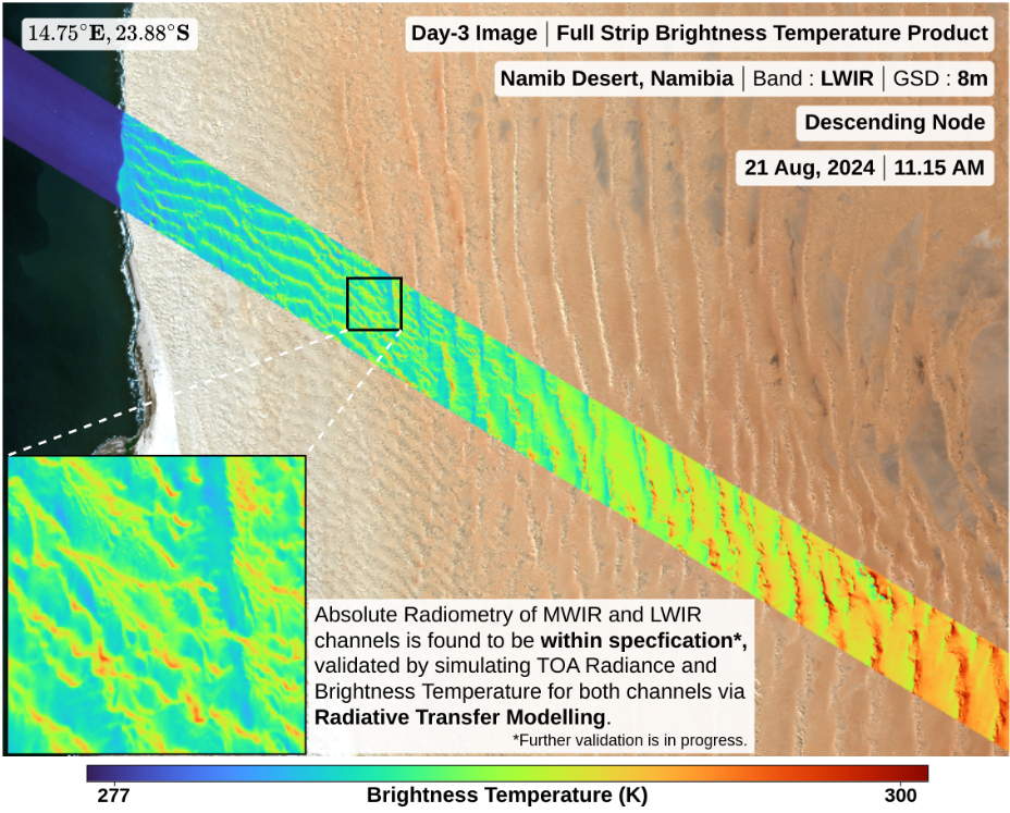 EOIR Payload on EOS-08 Begins Operations, Offering excellent Thermal Imaging Capabilities