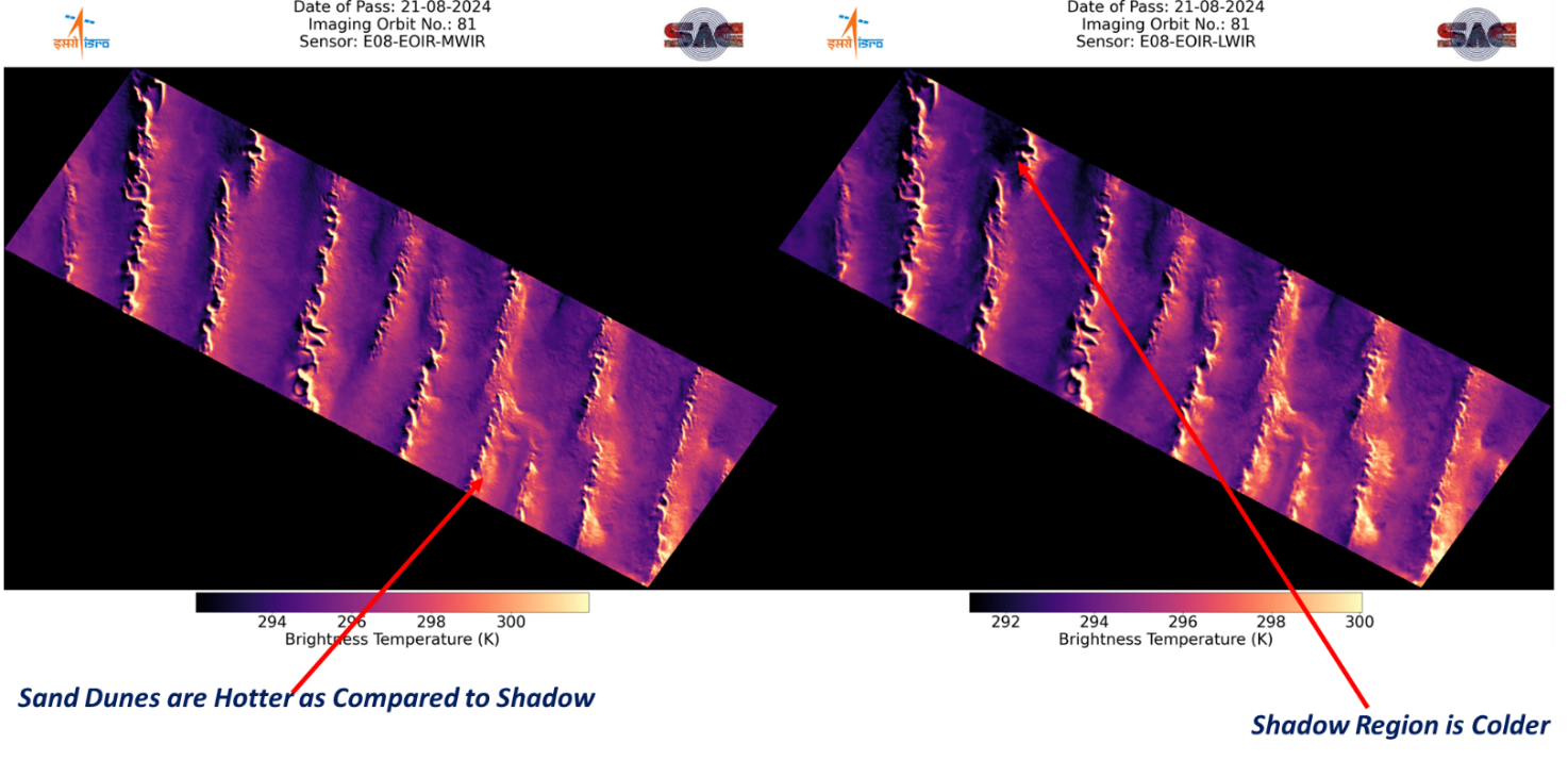 EOIR Payload on EOS-08 Begins Operations, Offering excellent Thermal Imaging Capabilities