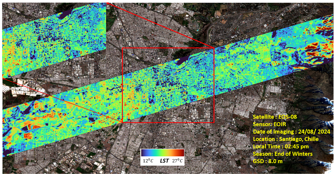 EOIR Payload on EOS-08 Begins Operations, Offering excellent Thermal Imaging Capabilities