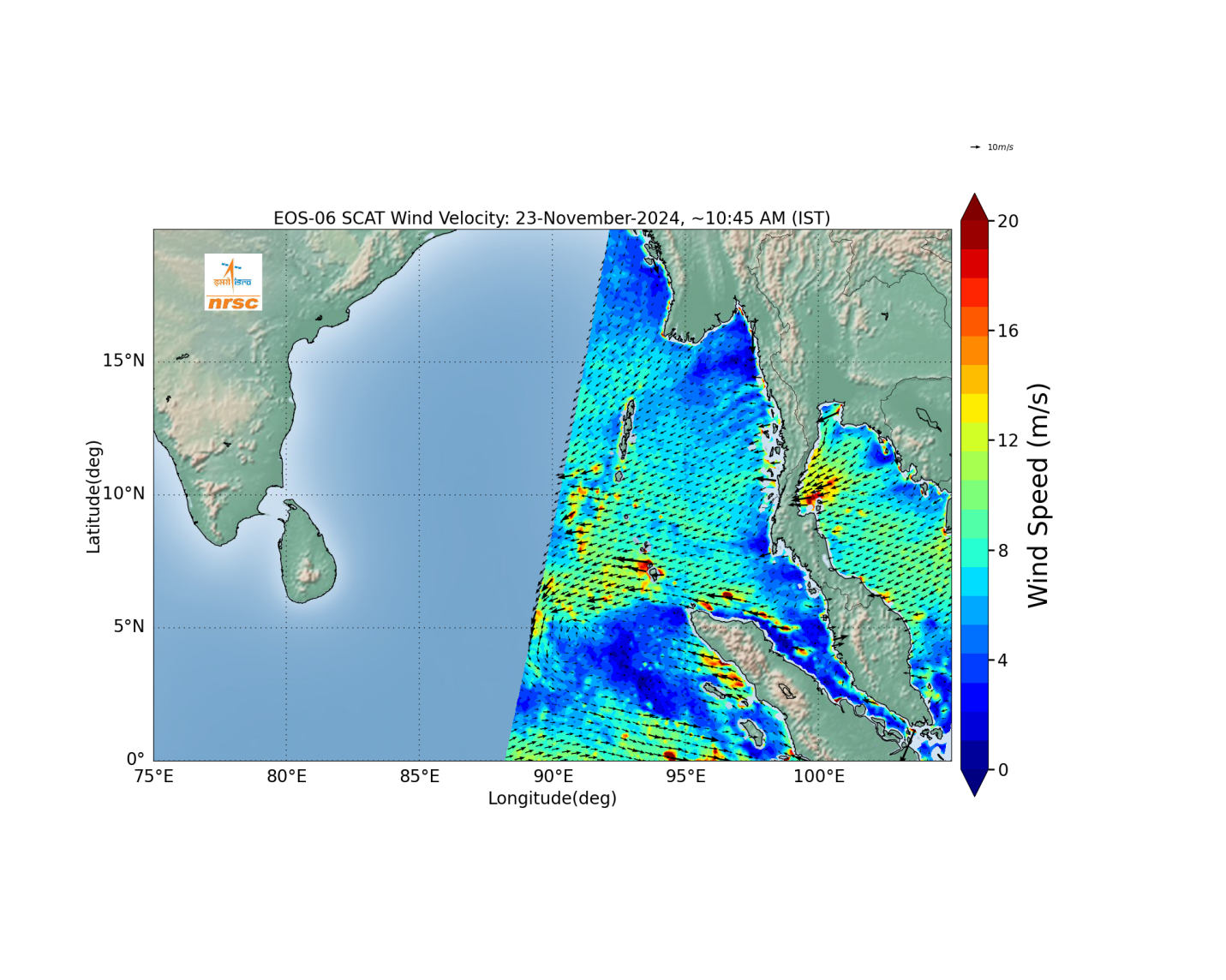 Satellite Observation of Deep Depression over Southwest Bay of Bengal