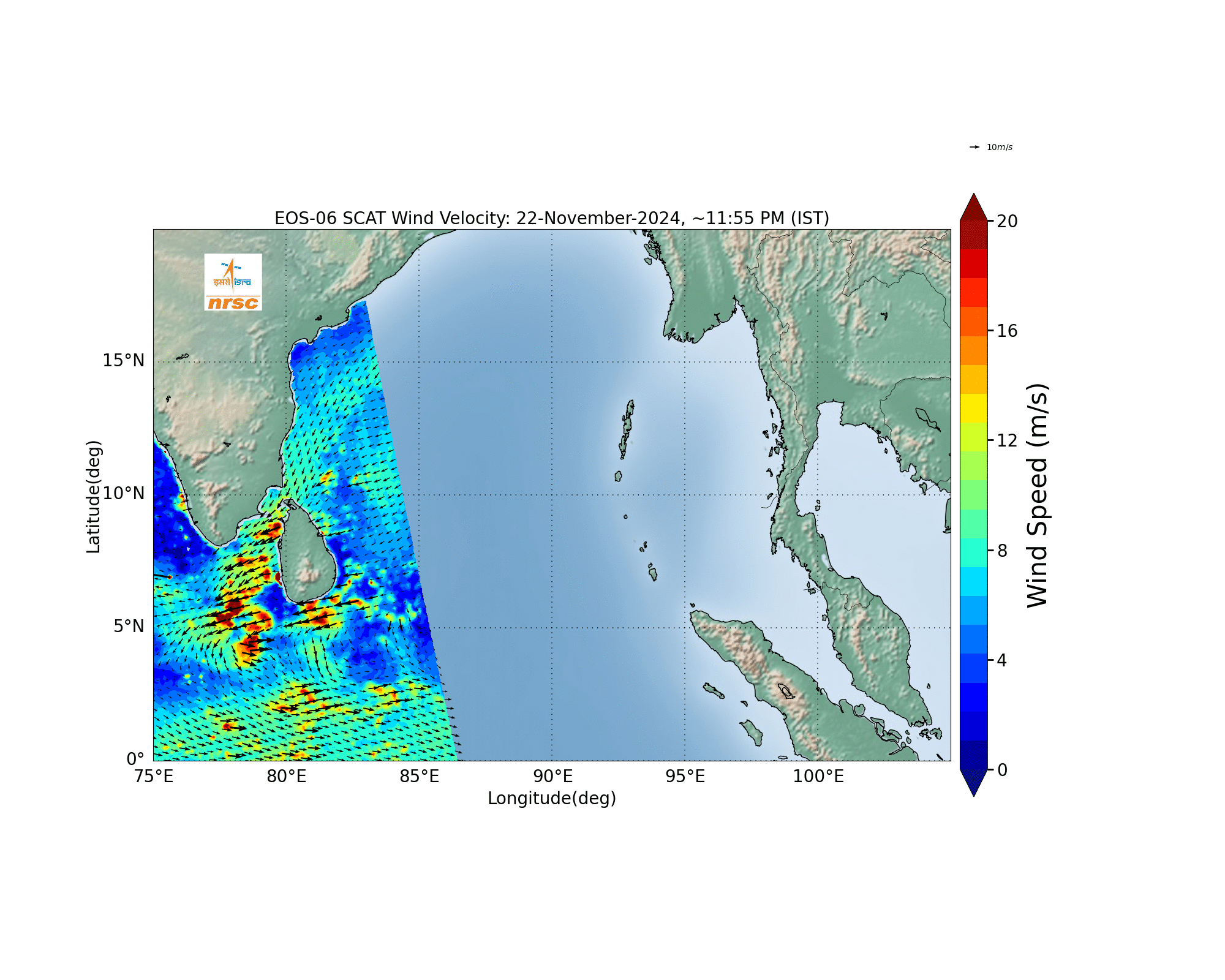 Satellite Observation of Deep Depression over Southwest Bay of Bengal
