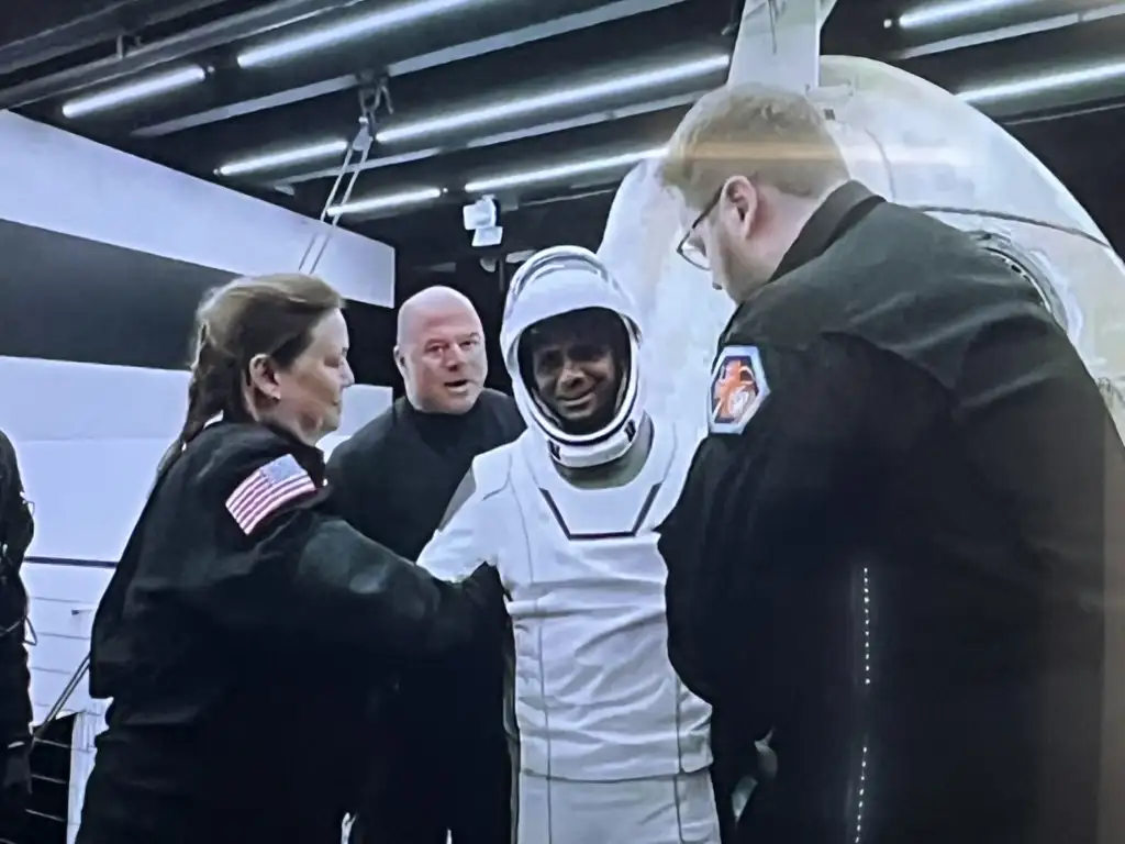 First Step of Gaganyatri Shukla after return from ISS