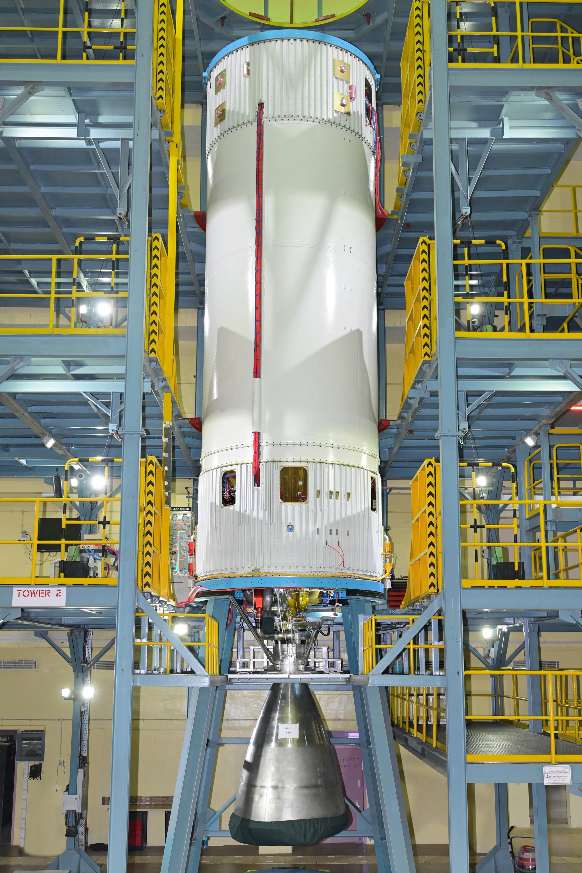 ISRO successfully conducted a short duration hot test of Semicryogenic Engine 