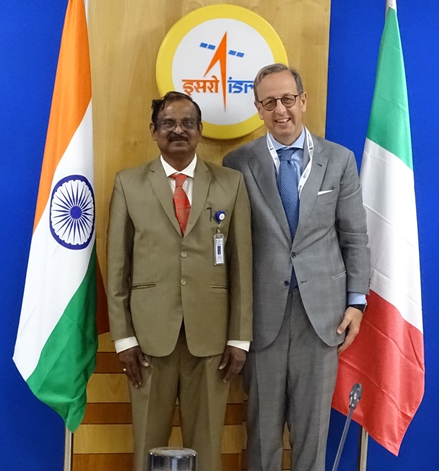  Italian Ambassador met Chairman, ISRO/ Secretary, DOS
