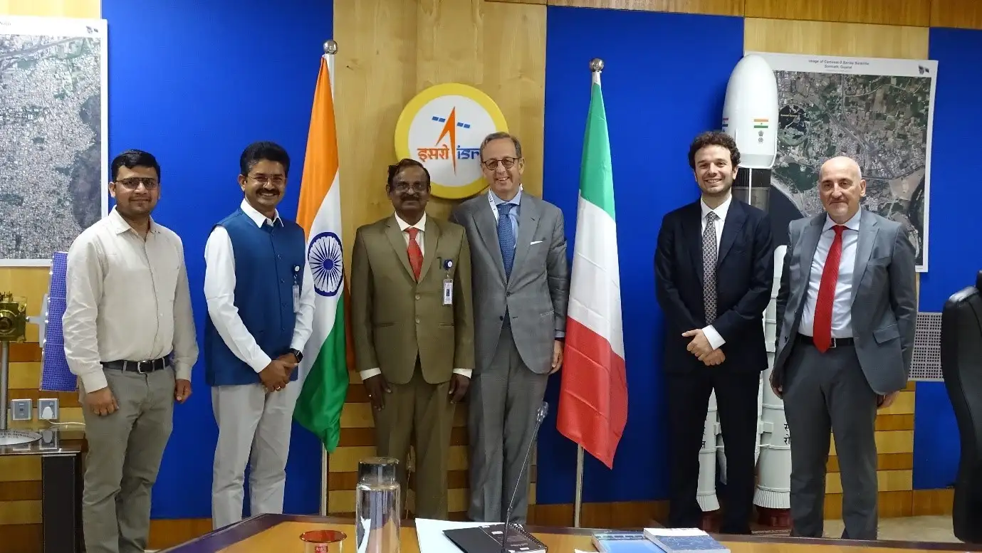  Italian Ambassador met Chairman, ISRO/ Secretary, DOS