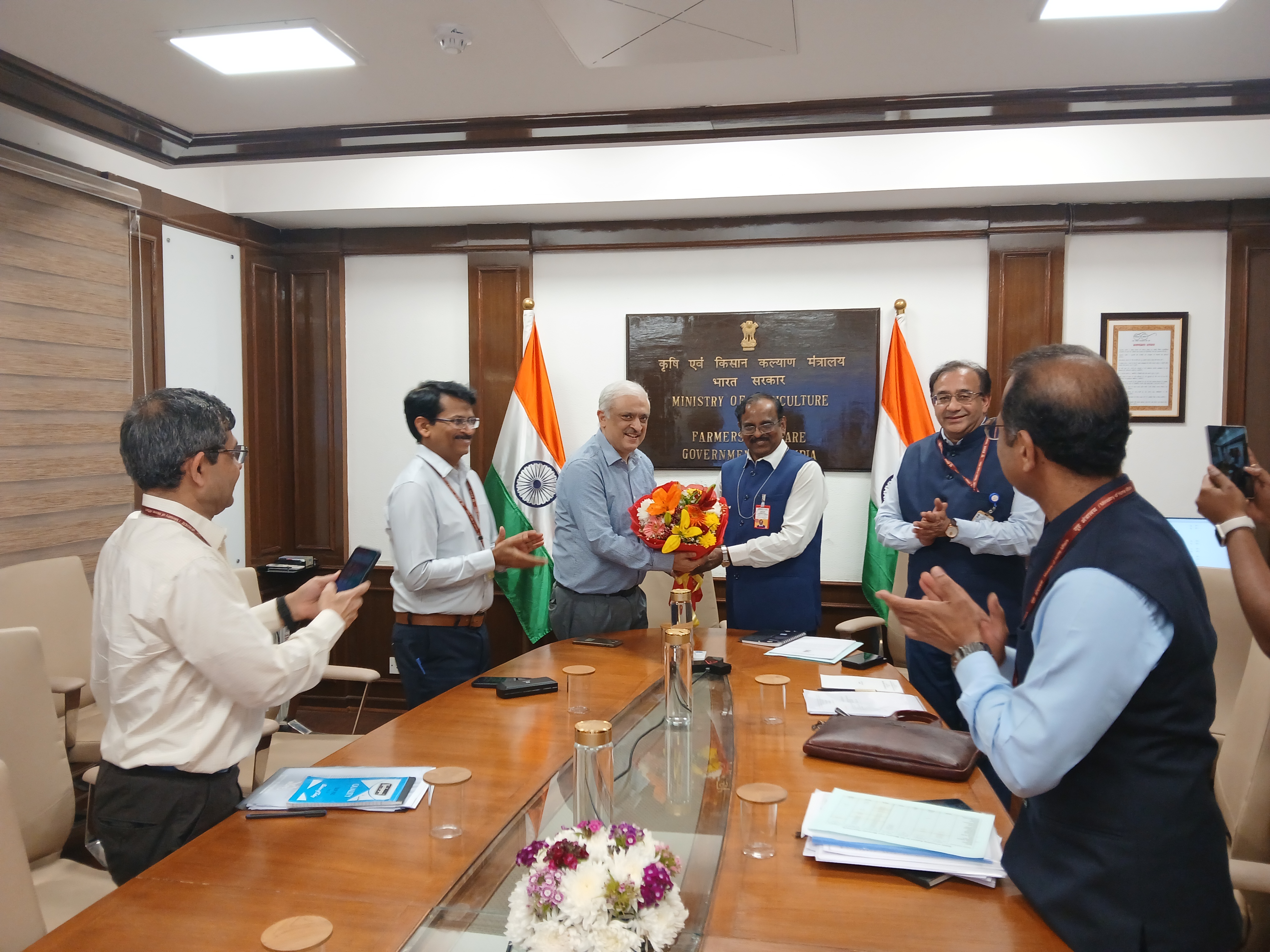 Chairman, ISRO / Secretary, DOS meeting with Secretaries of Ministries