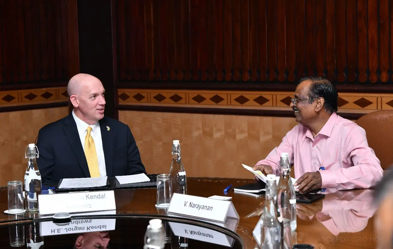  The Charge D'Affaires, Embassy of USA to India met Chairman, ISRO/ Secretary, DOS