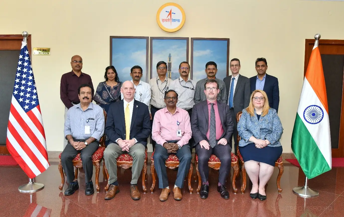  The Charge D'Affaires, Embassy of USA to India met Chairman, ISRO/ Secretary, DOS