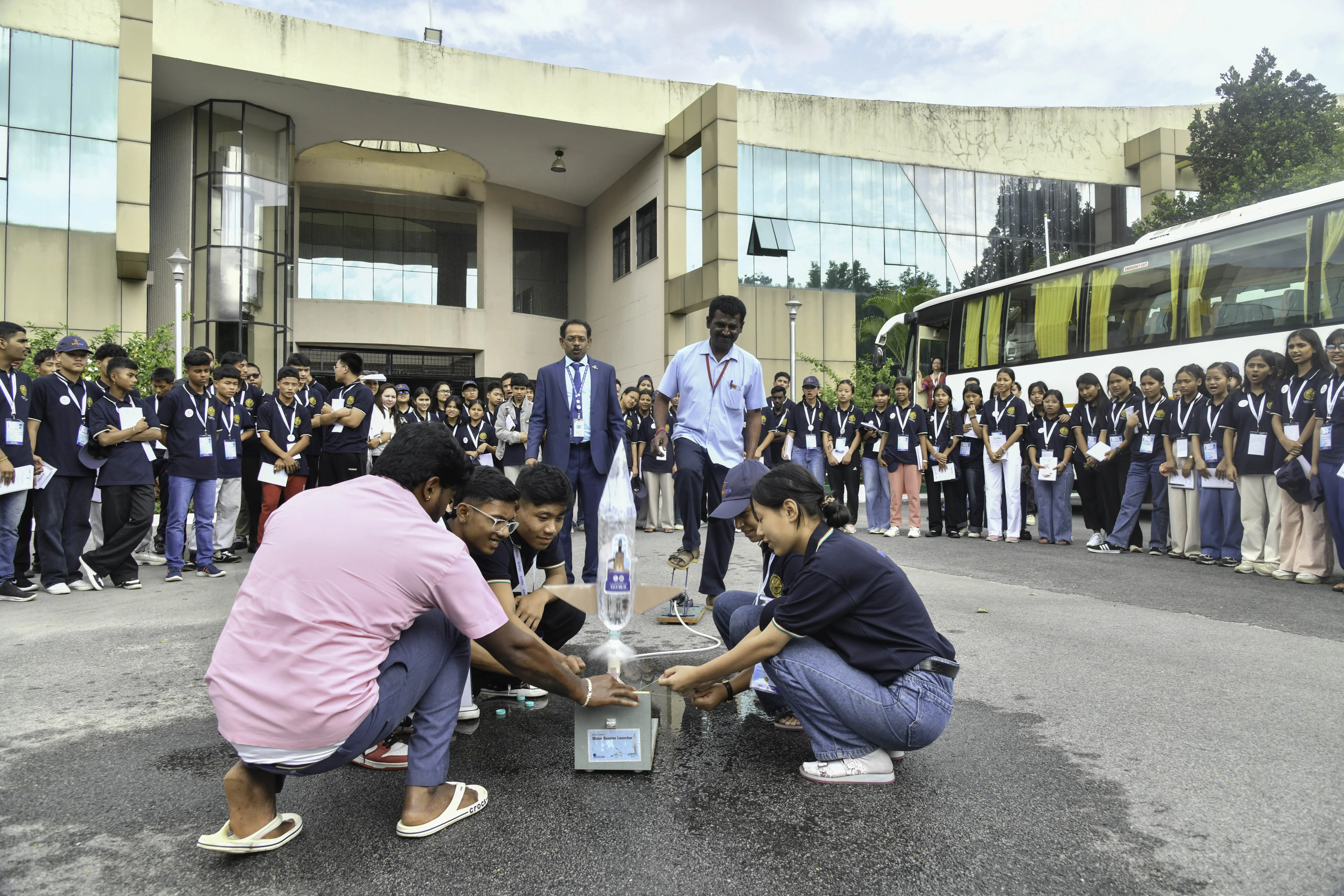 Visit of Batch-4 students under North East Students' Programme for Awareness, Reach, and Knowledge on Space (NE-SPARKS) Programme 