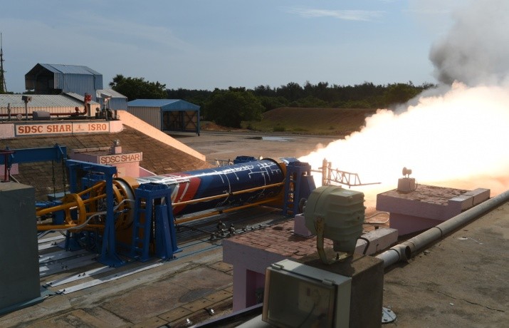 Successful static test of KALAM 1200 solid motor at SDSC SHAR, Sriharikota 