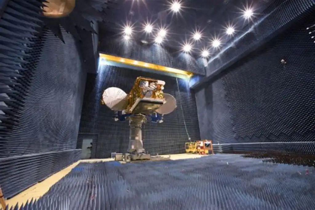 GSAT-19 Undergoing Test at Compact Antenna Test Facility