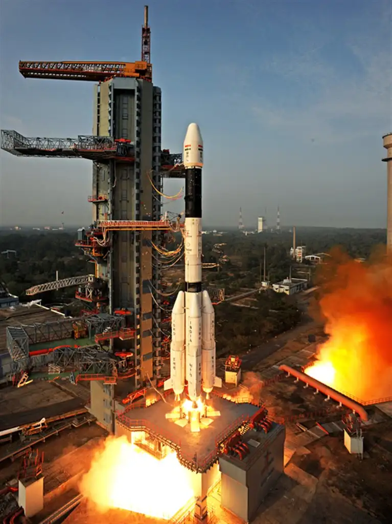 IMAGE GSLV-D5GSAT-14 Lift off