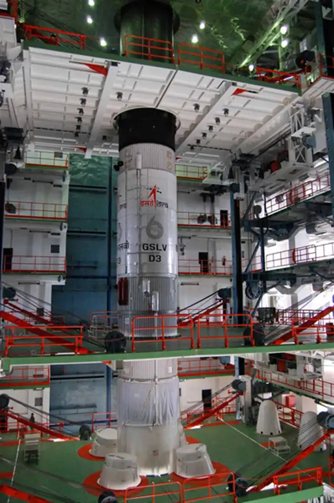 Second stage of GSLV-D3