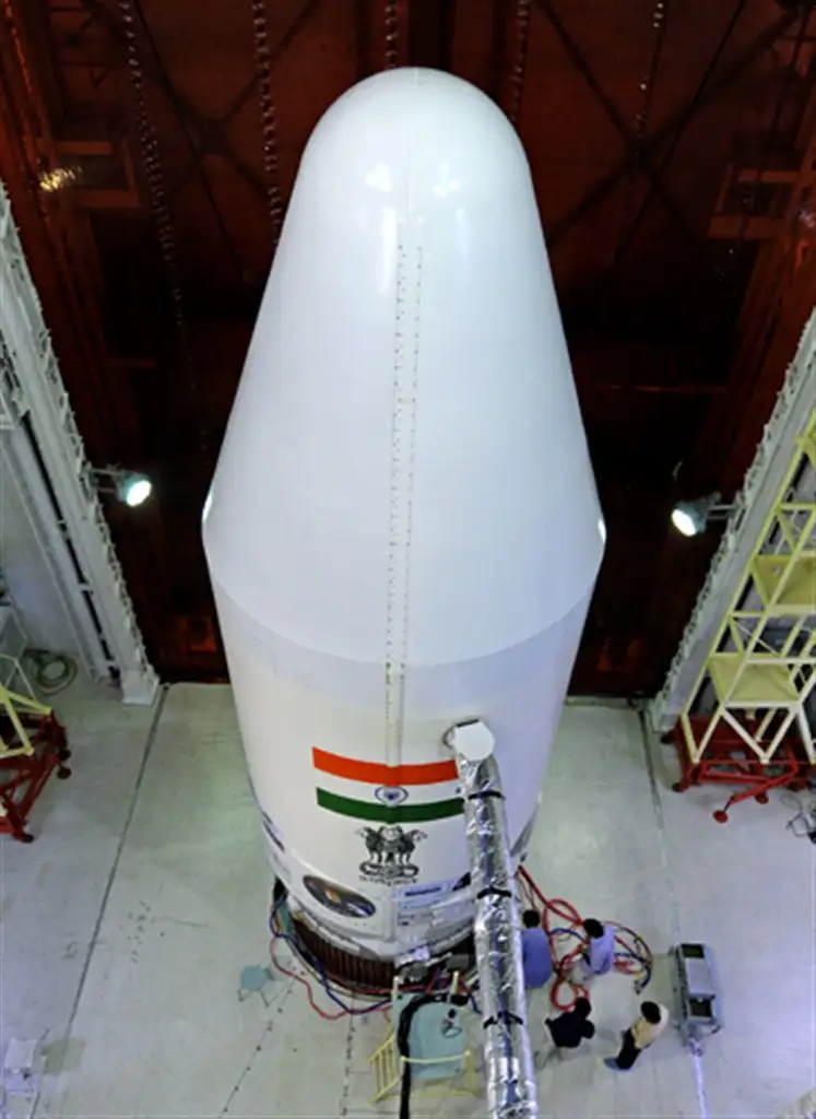PSLV - C20 Heat Sheild Closed - view from top