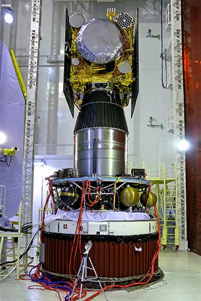 IMAGE OF IRNSS-1A Satellite After Its Integration With PSLV-C22