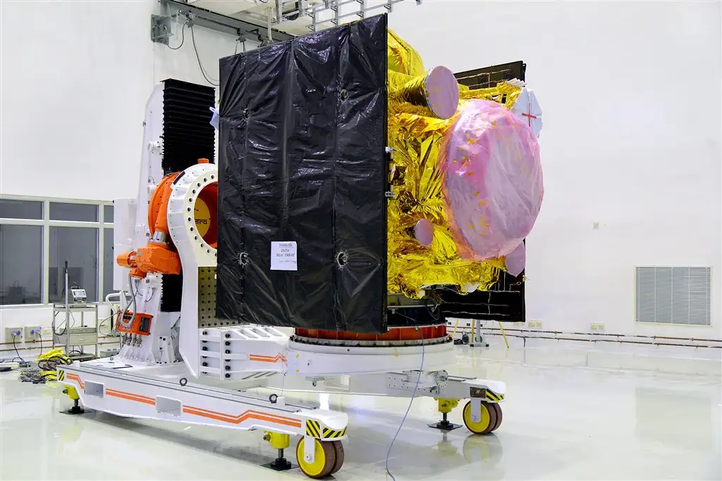  IRNSS-1D at clean room of SDSC SHAR