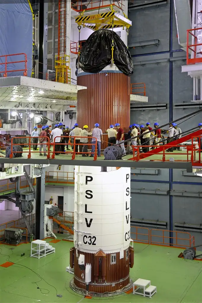 Ingeration of 3rd & 4th stage of PSLV-C32