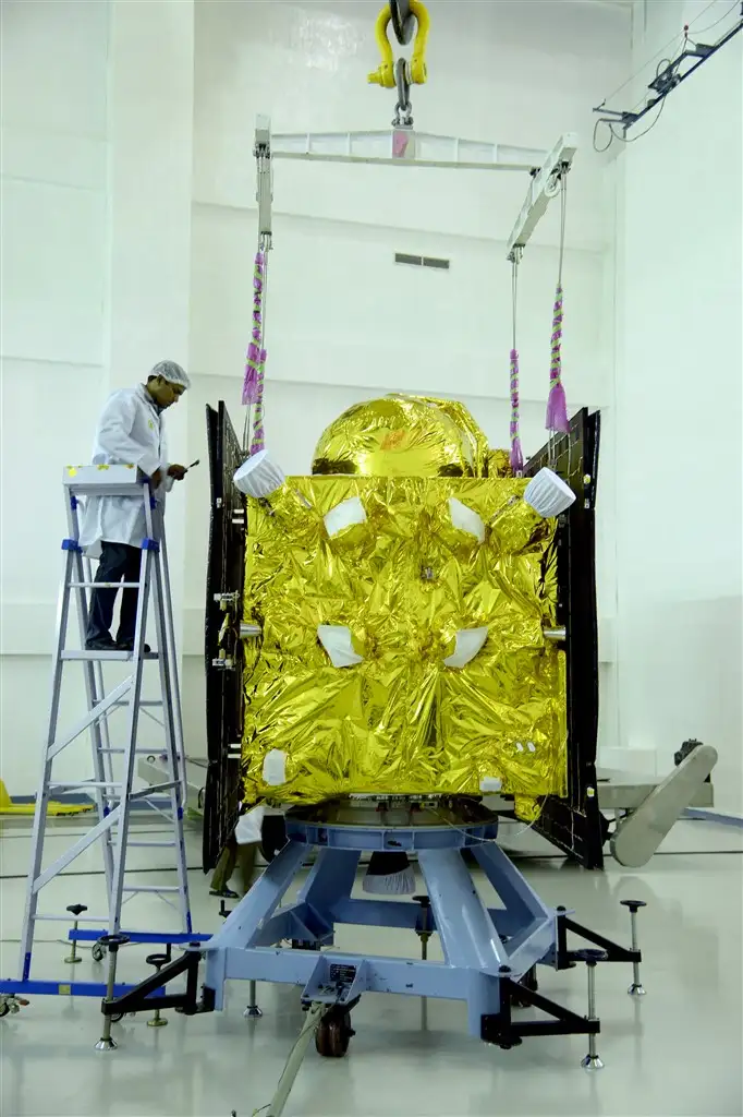 IRNSS-1G at clean room at SDSC SHAR