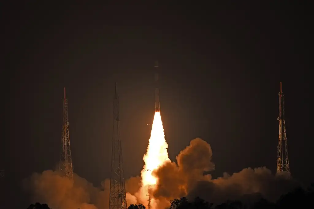 Image of PSLV-C44 Liftoff