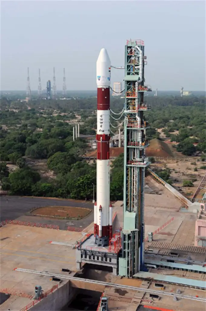PSLV-C14 on launch pad