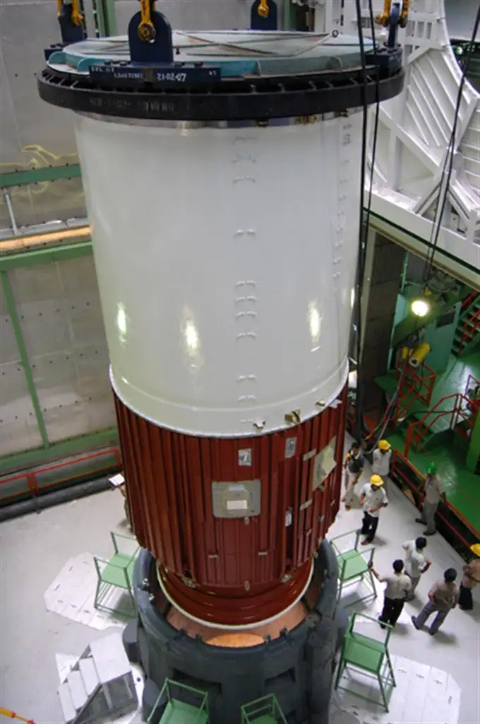 Nozzle end segment of PSLV-C14 first stage