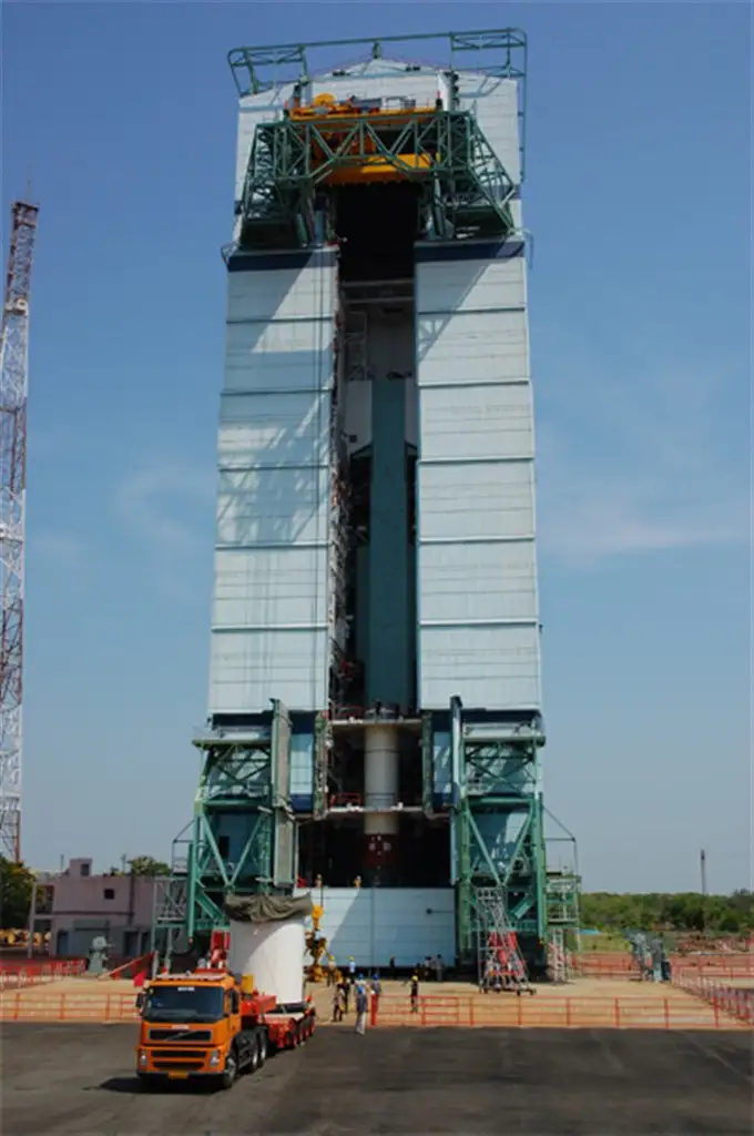 Oceansat-2 before its integration on PSLV-C14