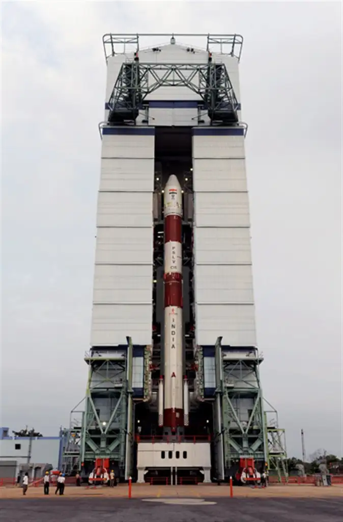 PSLV-C15 on launch pad