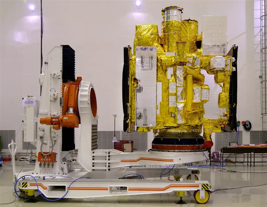 ASTROSAT IN CLEAN ROOM BEFORE ITS INTEGRATION WITH PSLV-C30