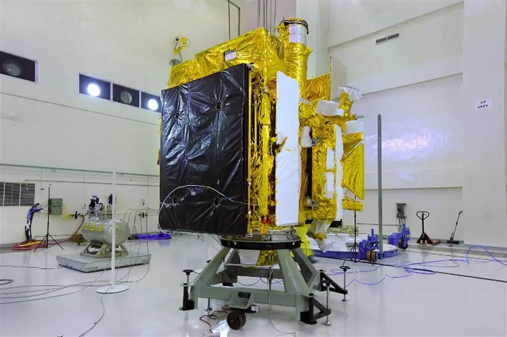 FUELING OF ASTROSAT IN SATELLITE PREPARATION FACILITY AT SATISH DHAWAN SPACE CENTRE SHAR