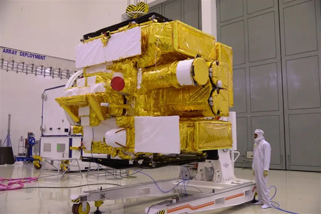 INSPECTION OF ASTROSAT IN CLEAN ROOM PRIOR TO ITS LAUNCH