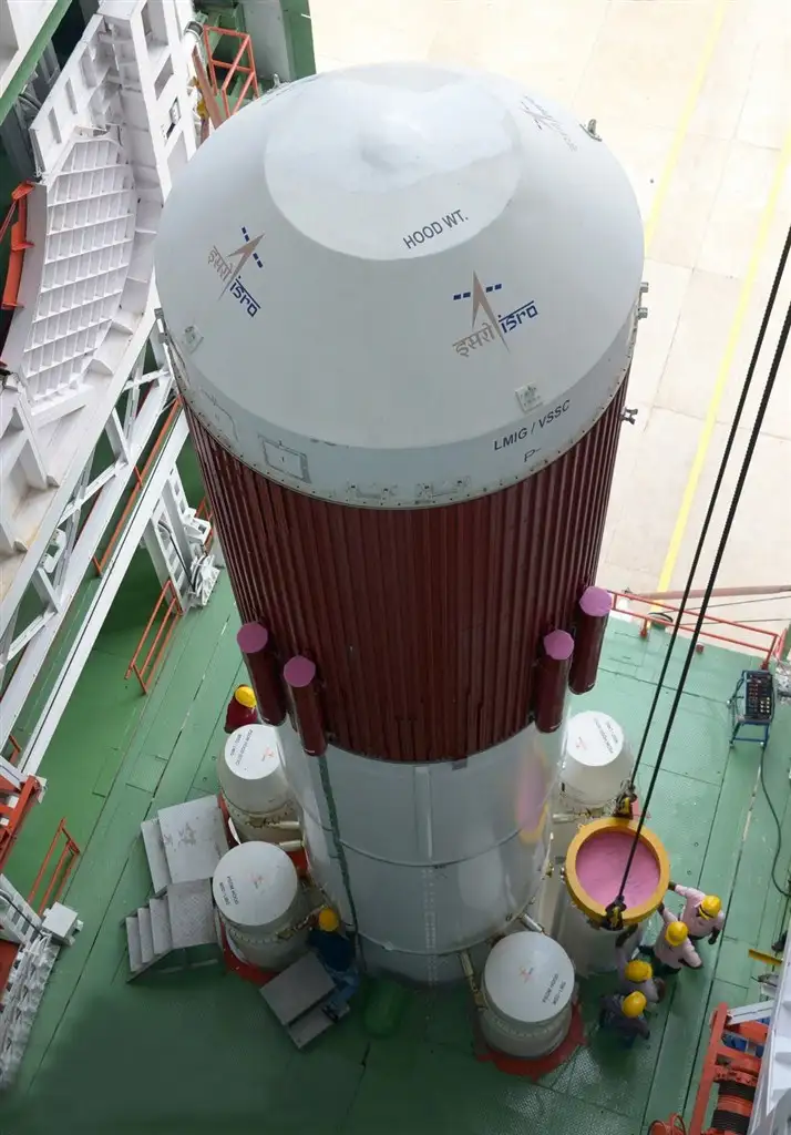 INTEGRATION OF STRAP-ONS TO PSLV-C30 CORE STAGE UNDER PROGRESS