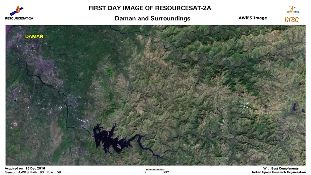 Daman and surroundings